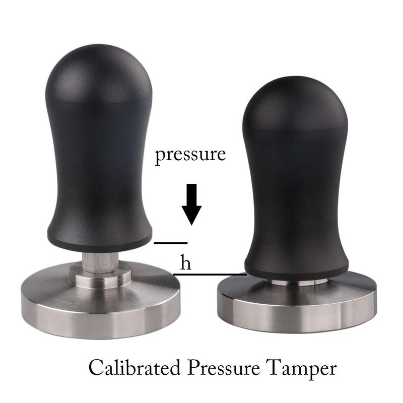 omgogo Calibrated Coffee Tamper 49mm for Coffee and Espresso black - Image 5